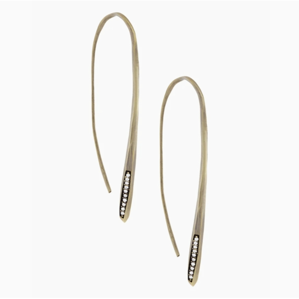 Kendra Scott Julian Threader Earrings in Antique Brass